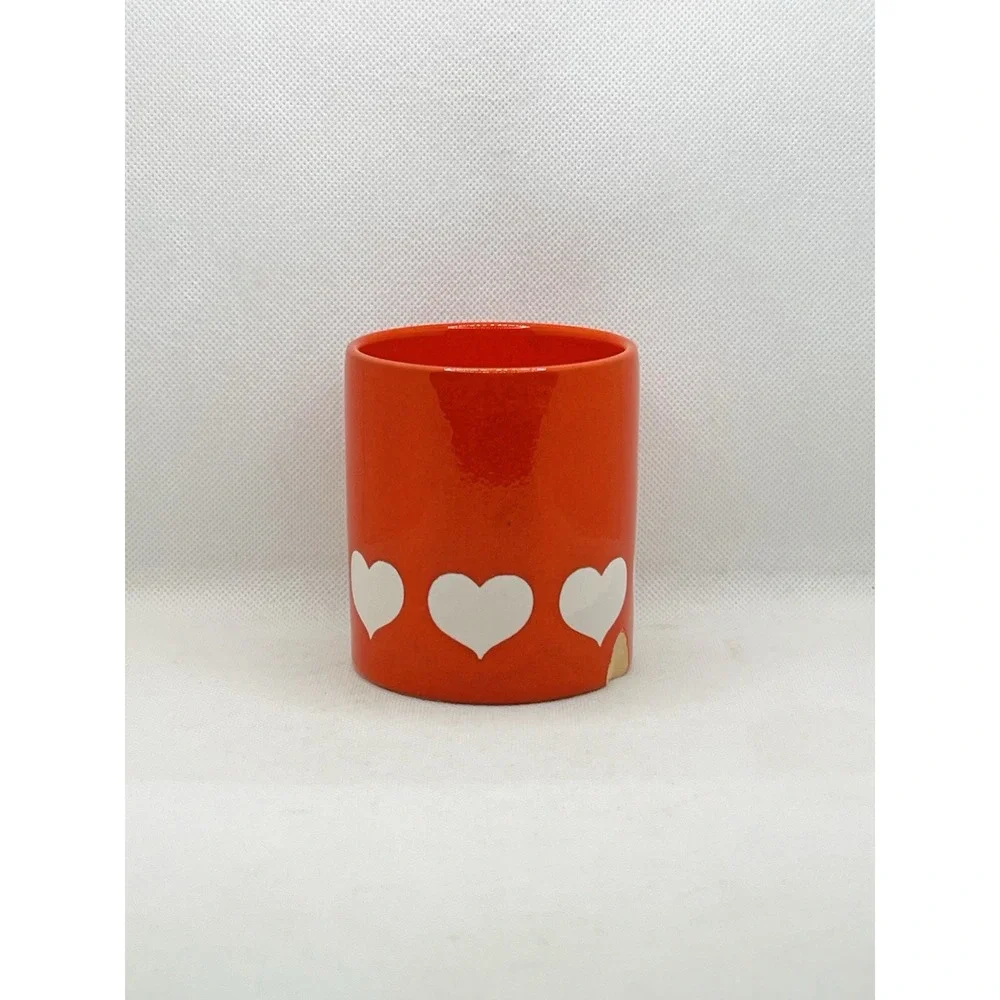 Waechtersbach West‎ German Vintage Red Hearts Canister